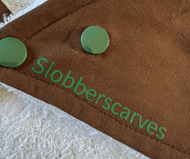 Chocolate Bamboo Dribble Bib