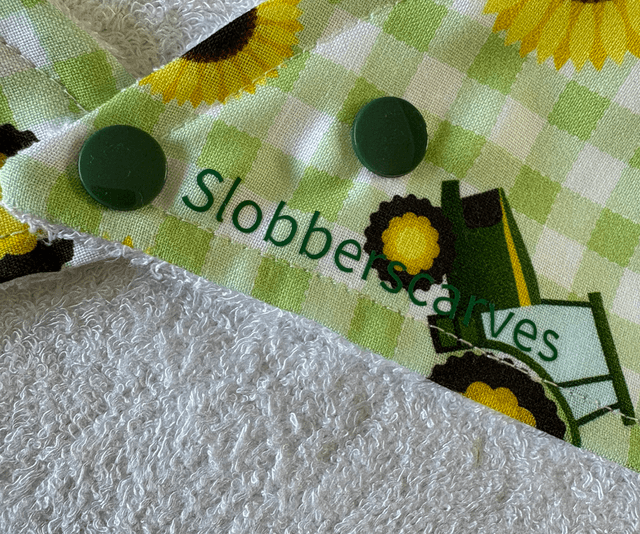 John Deere Bamboo Dribble Bib