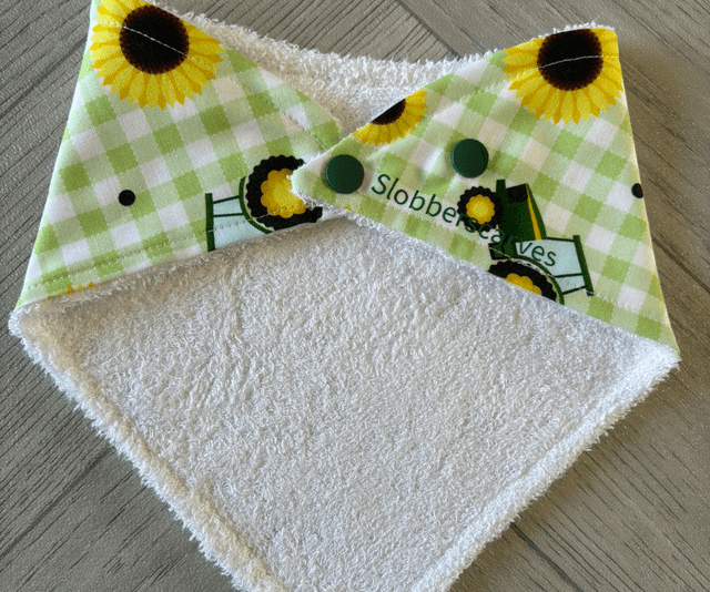 John Deere Bamboo Dribble Bib