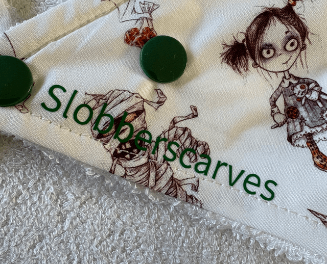 Halloween Bamboo Dribble Bibs