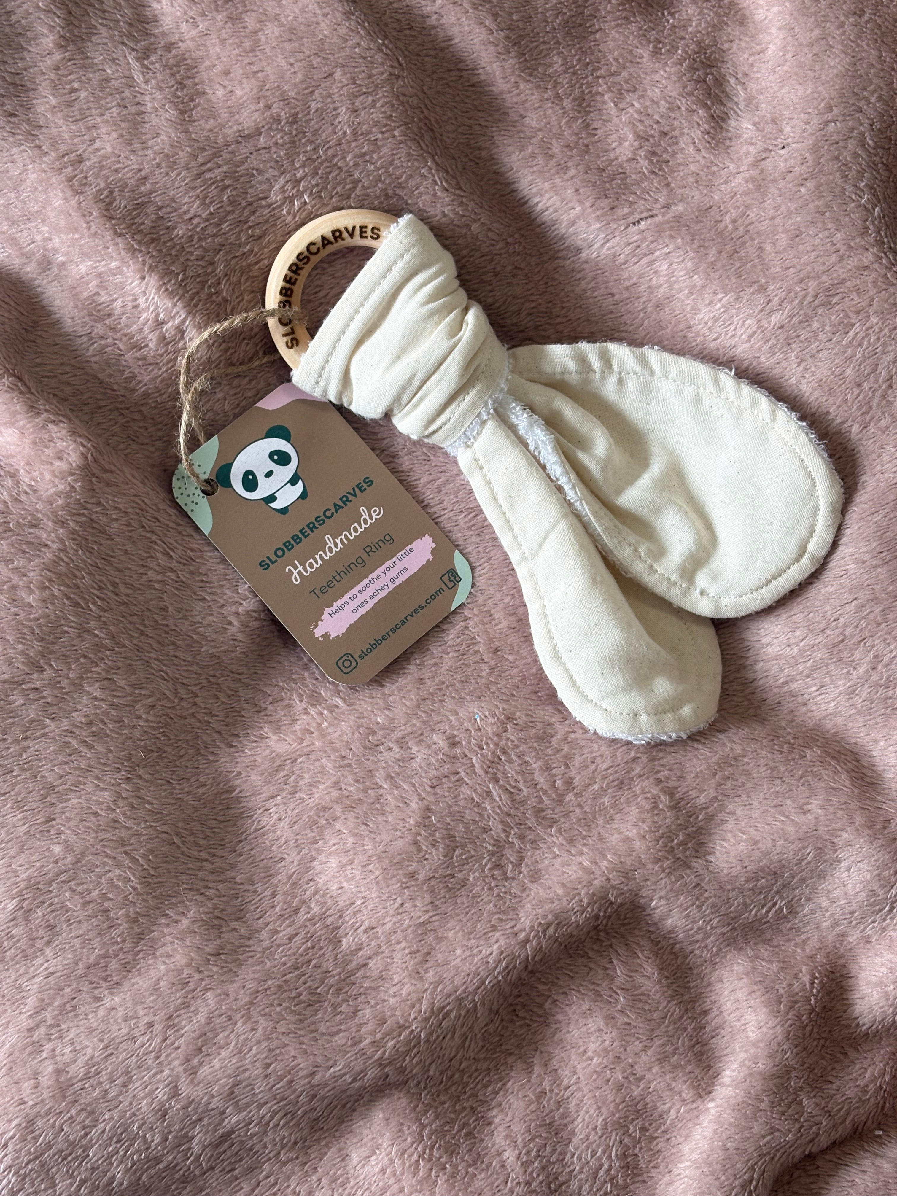 Oatmeal Wooden Teething Ring