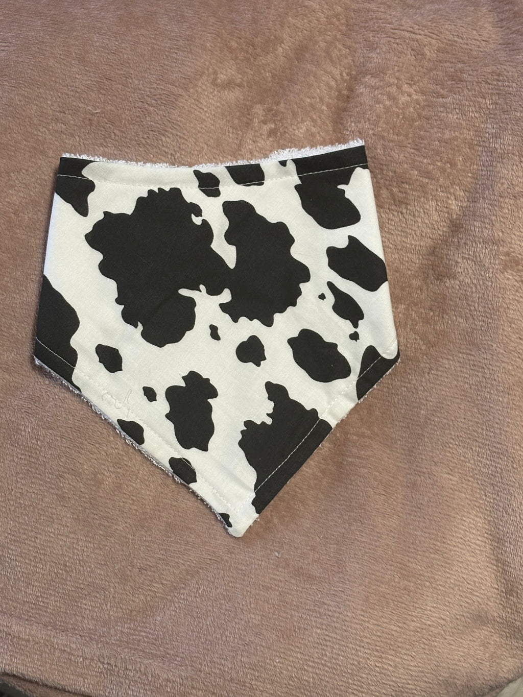 Cow Bandana Style Bamboo Dribble Bib