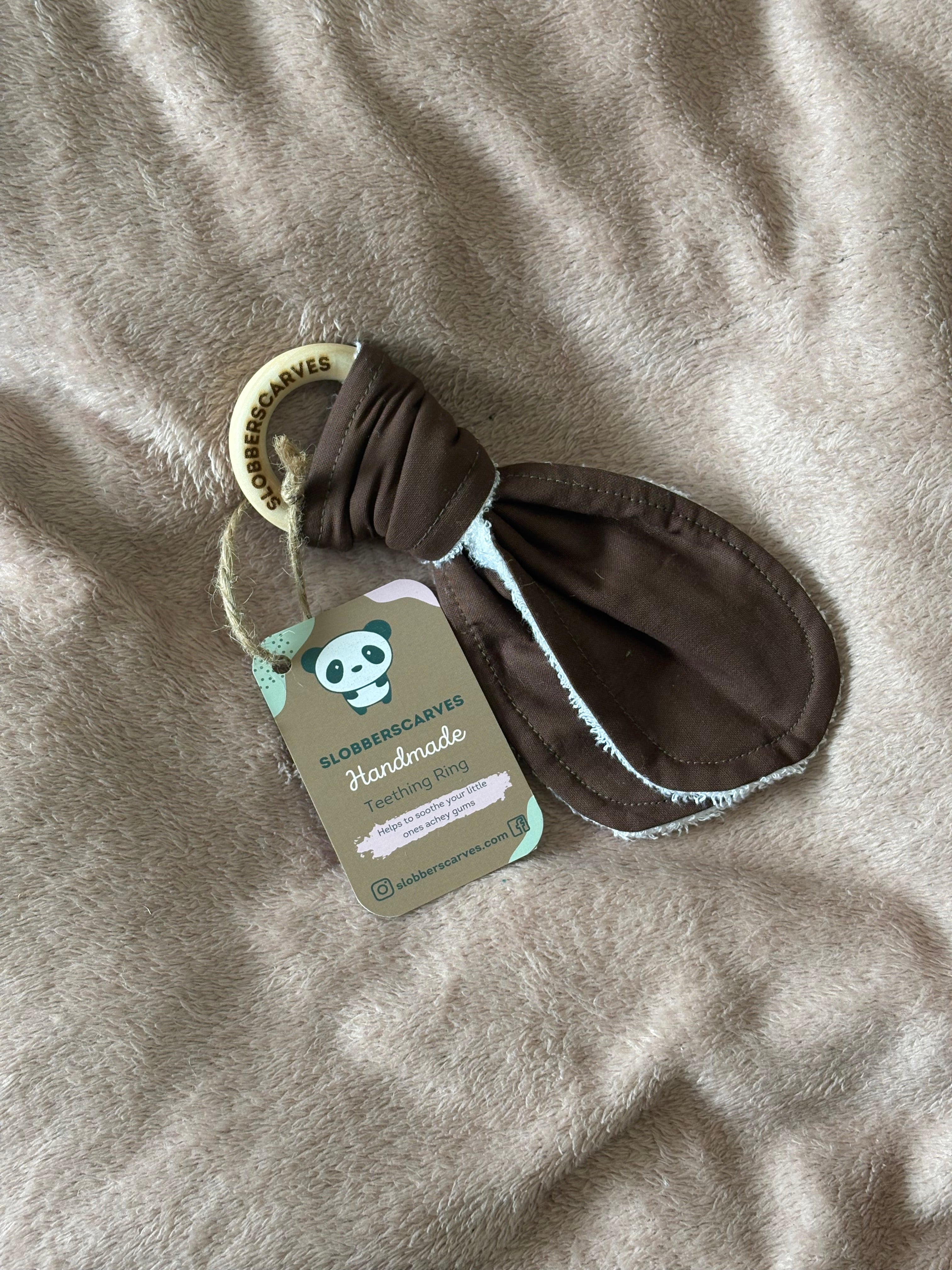 Chocolate Wooden Teething Ring