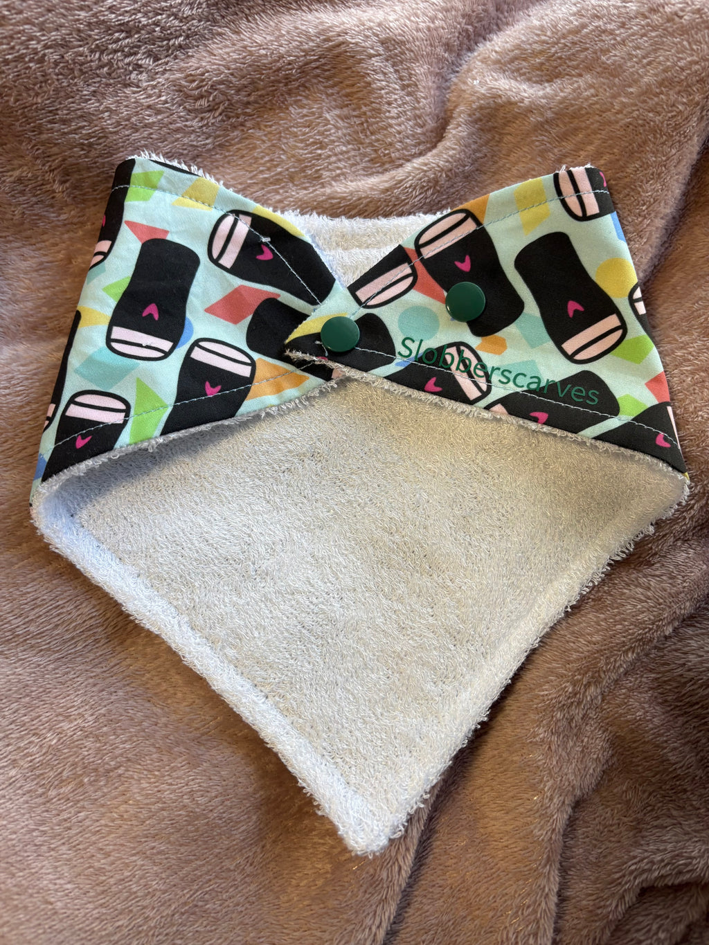Blue Pints Bandana Style Bamboo Dribble Bib