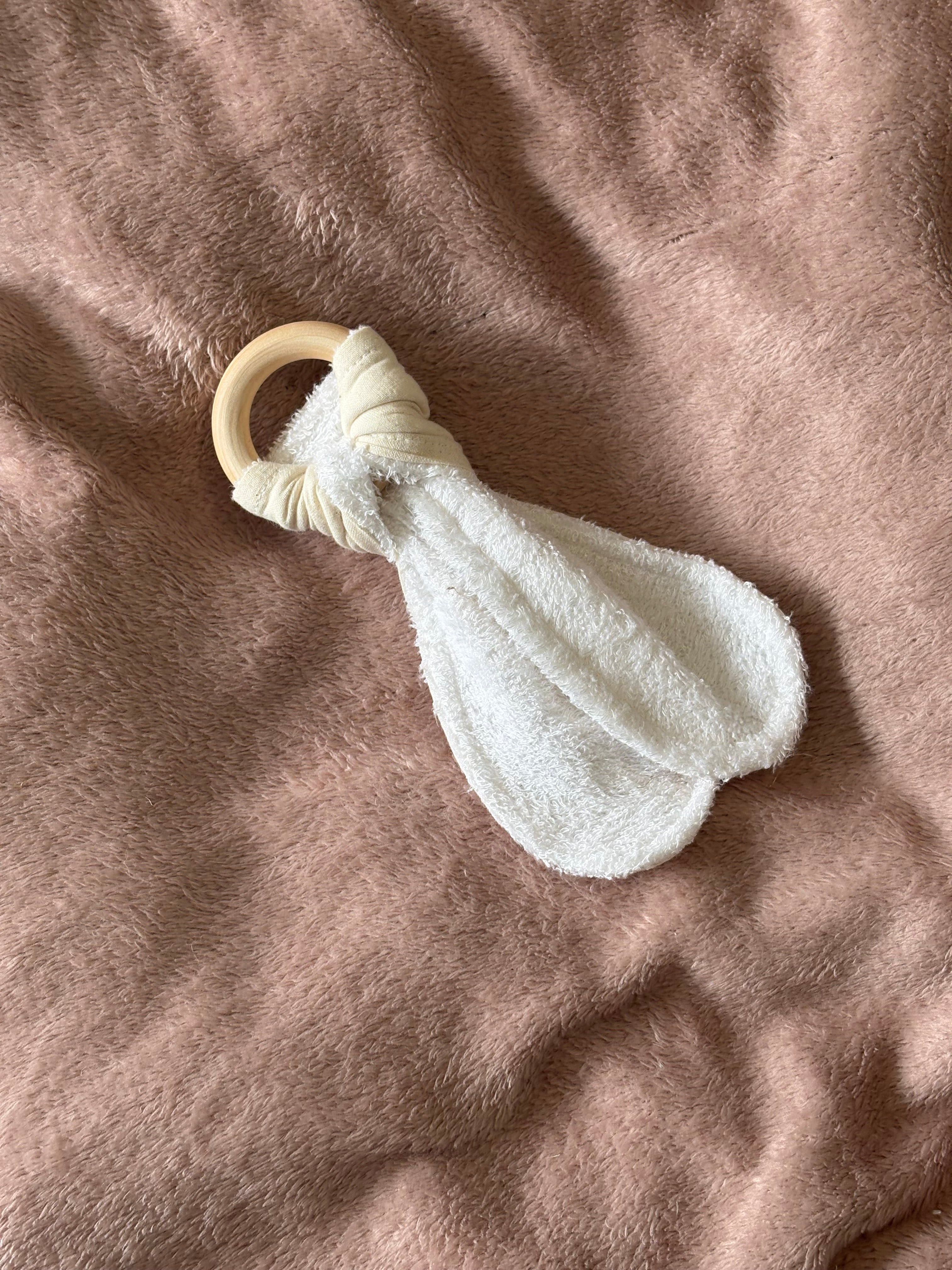 Oatmeal Wooden Teething Ring