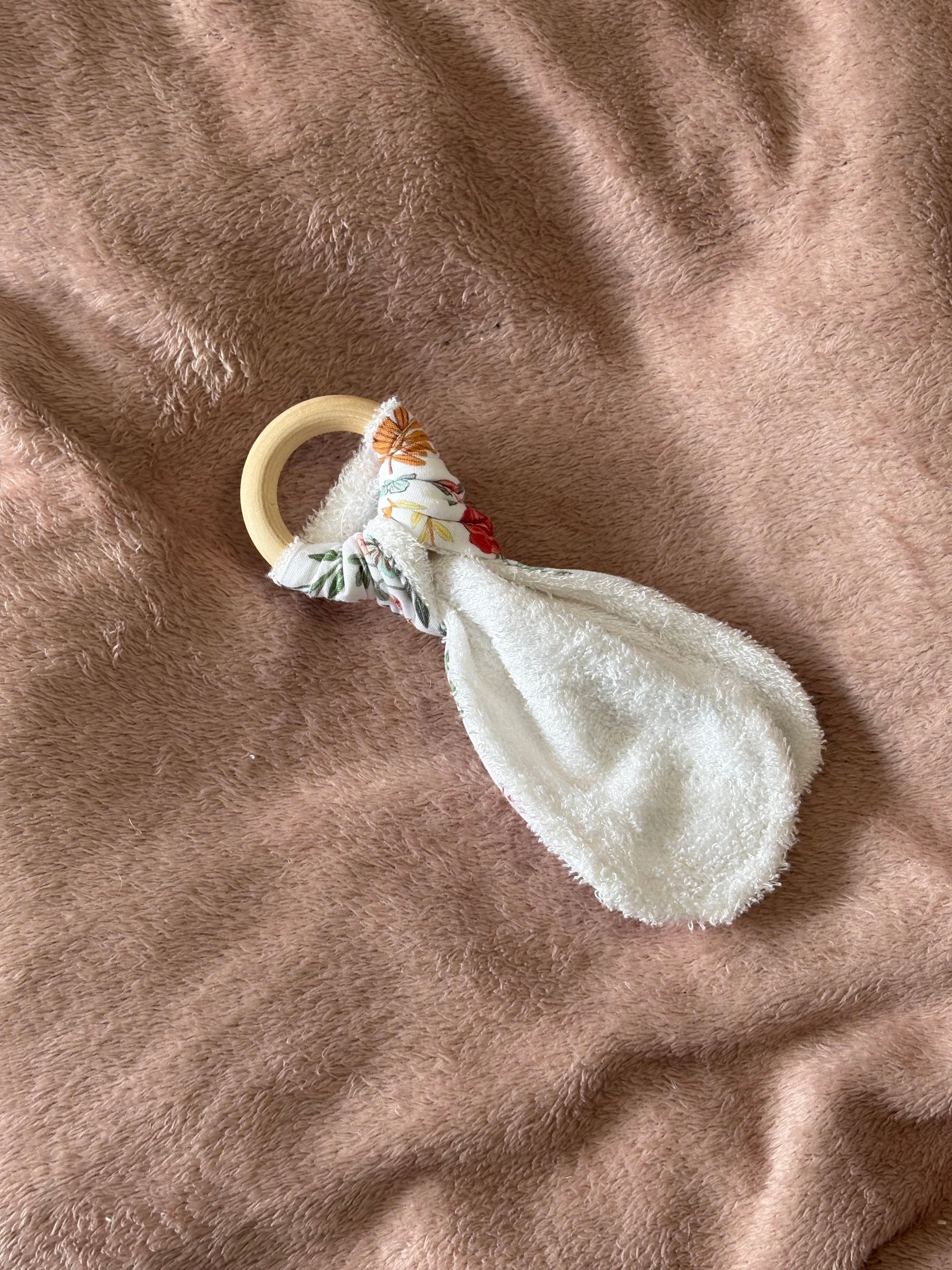 Autumn Leaves Wooden Teething Ring