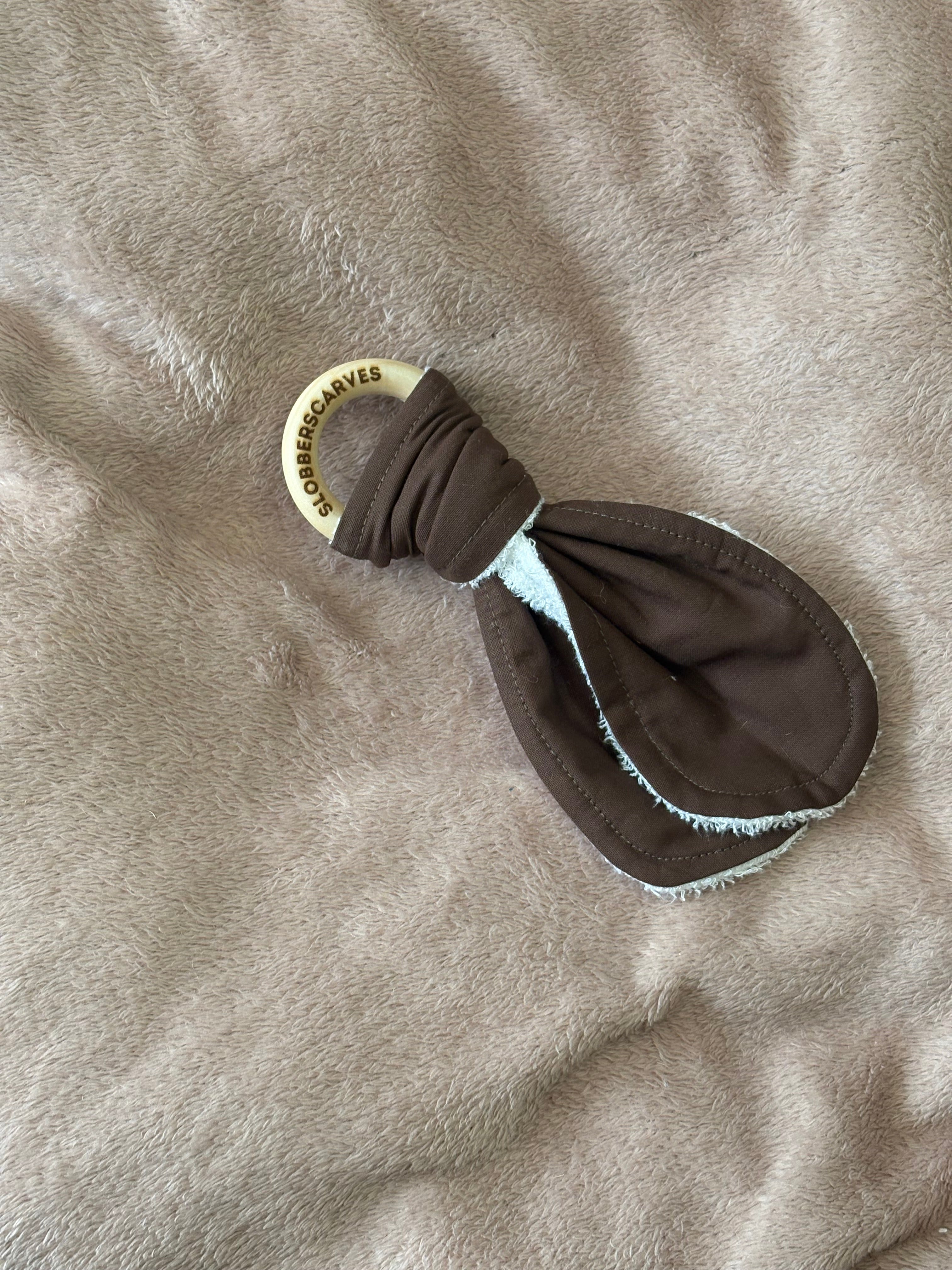 Chocolate Wooden Teething Ring
