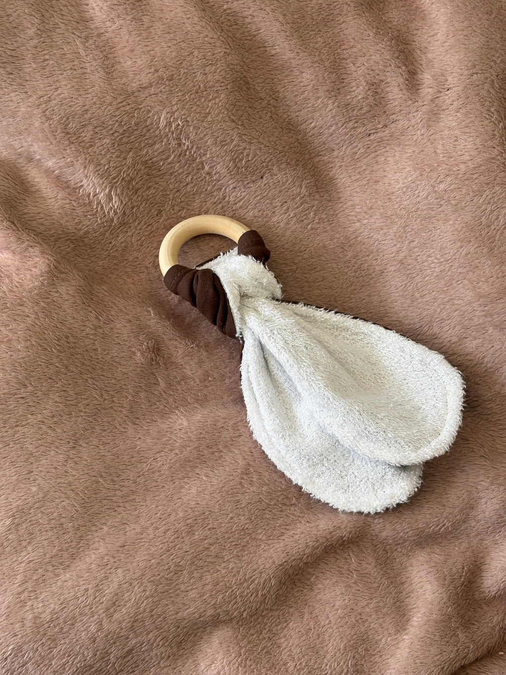 Chocolate Wooden Teething Ring