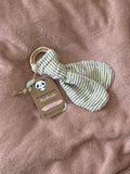 Moss Green Stripes Wooden Teething Ring