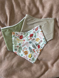 Autumn Leaves Bandana Style Dribble Bibs
