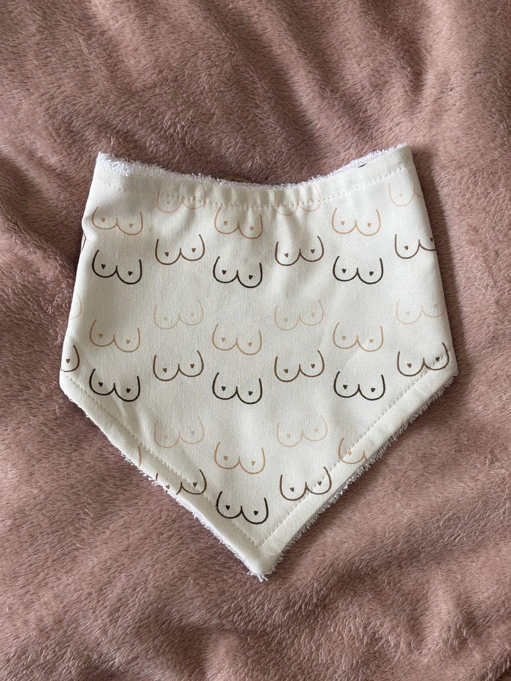Boobs Bandana Style Bamboo Dribble Bib