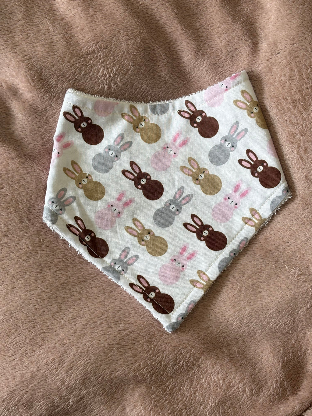 Bunnies Bandana Style Bamboo Dribble Bib