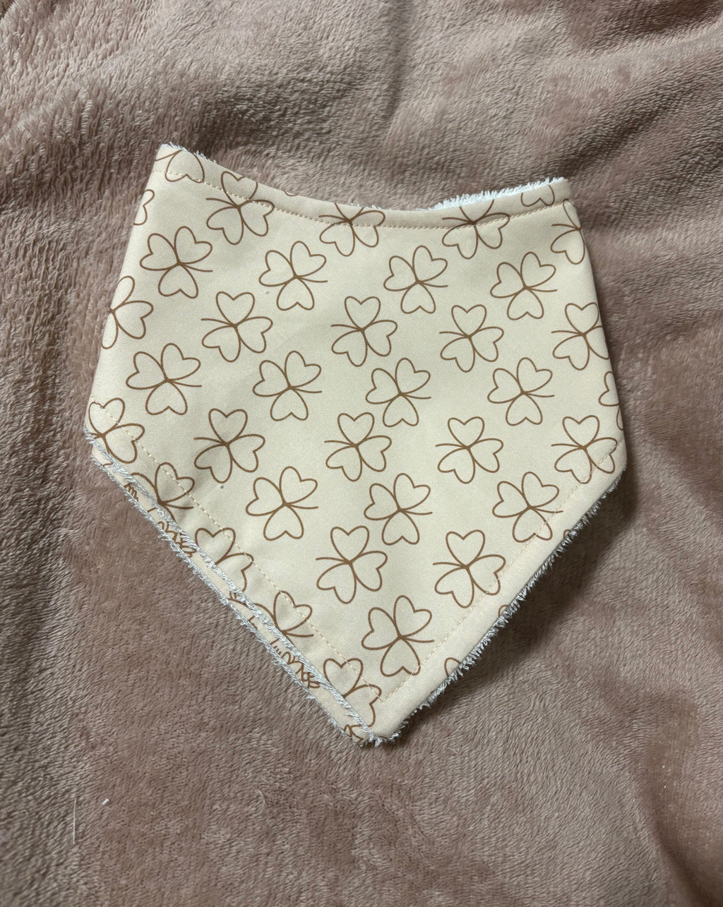 Shamrock Bandana Style Bamboo Dribble Bib