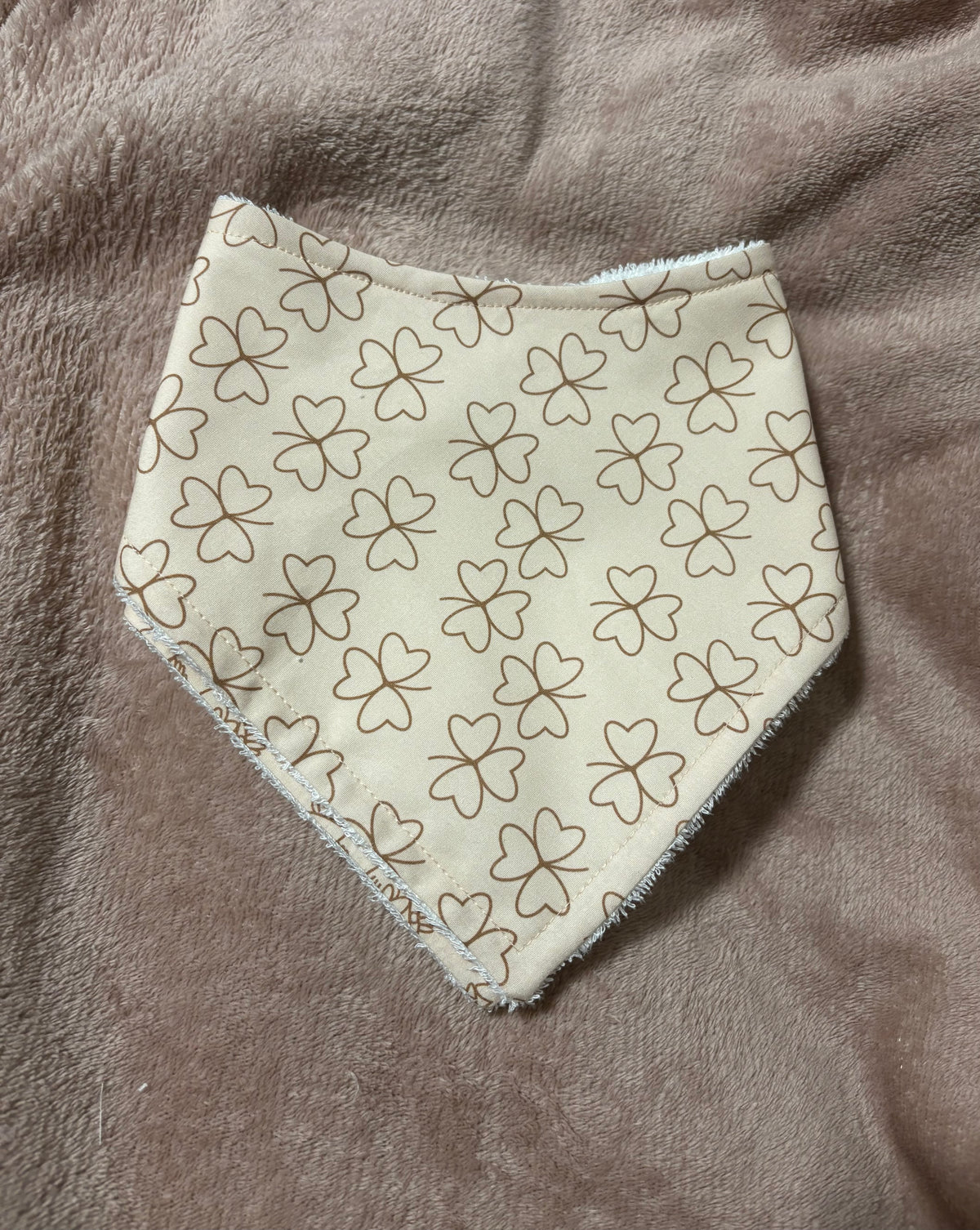 Shamrock Bandana Style Bamboo Dribble Bib