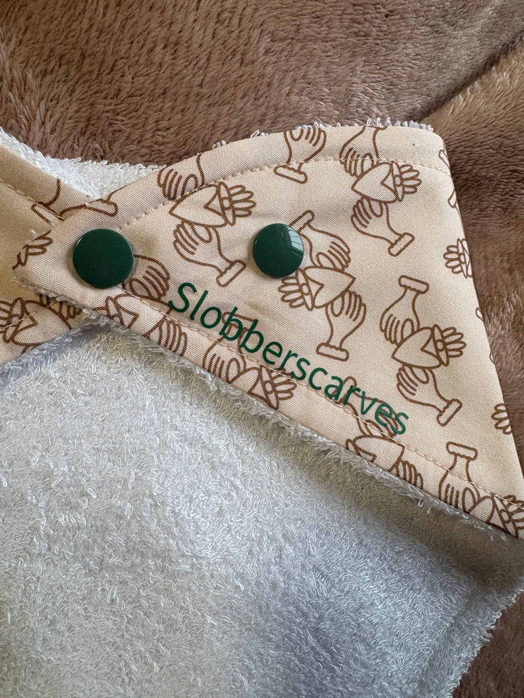 Claddagh Bandana Style Bamboo Dribble Bib